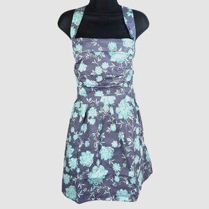 Free People Meet Me in Maui Sleeveless Minidress in Ocean Combo Womens XL NWT